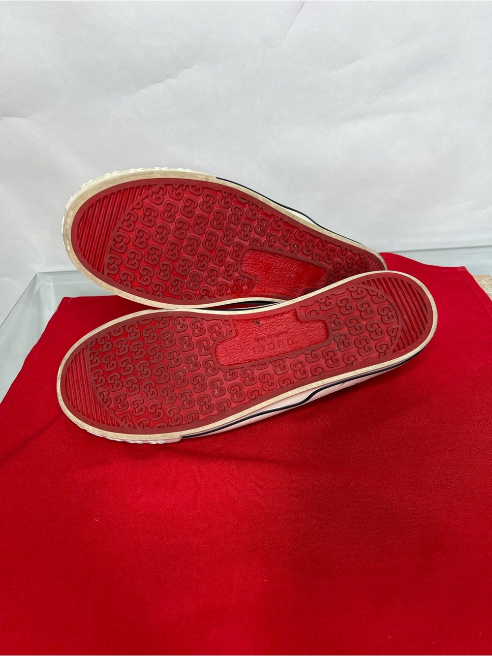 Gucci 1977 Brown GG Monogram Slip-On Sneakers - Picture 8 of 8